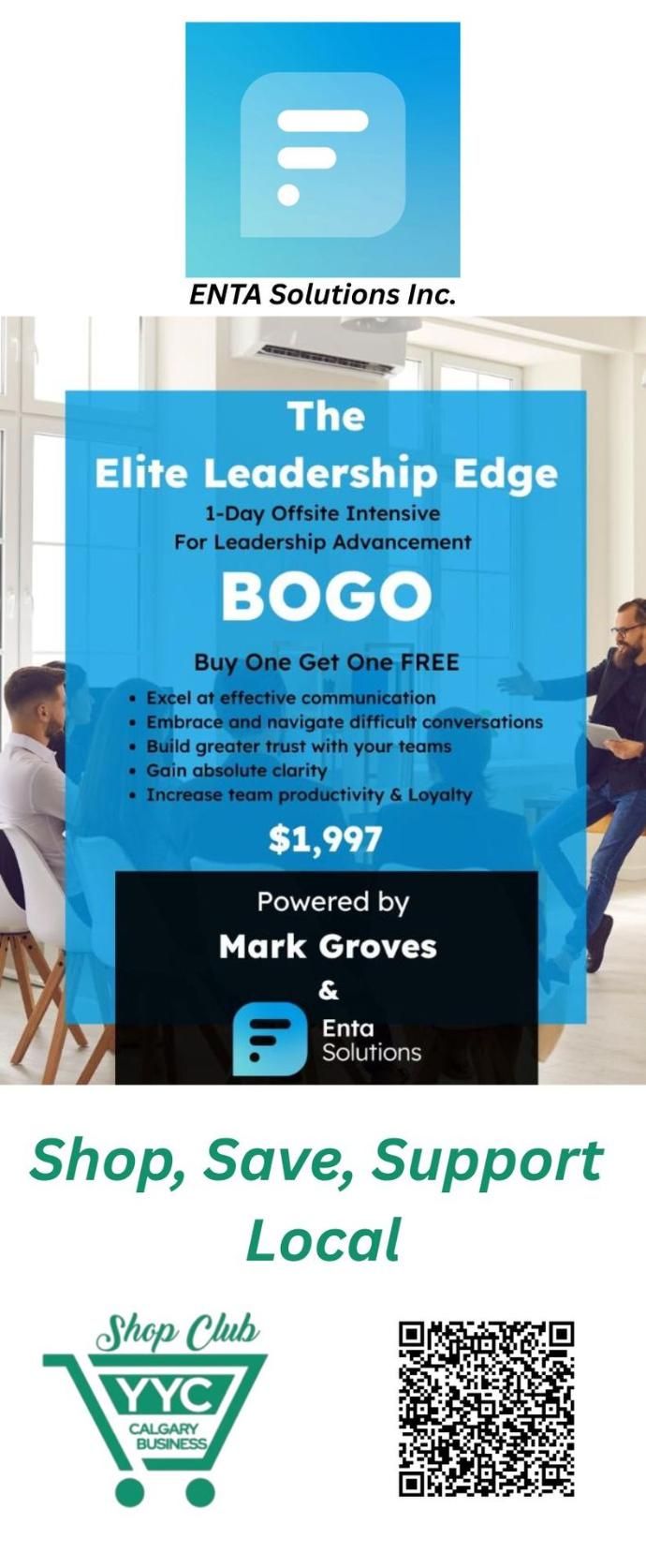 BOGO 1-Day Offsite Intensive For Leadership Advancement
